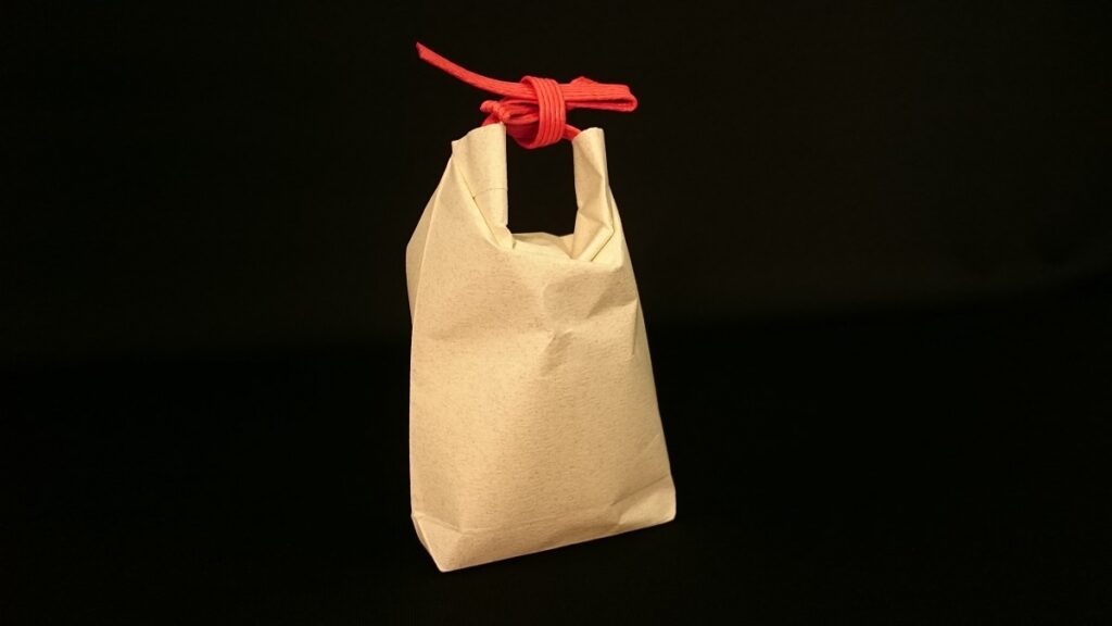 ミニチュア米袋-組み立て例2